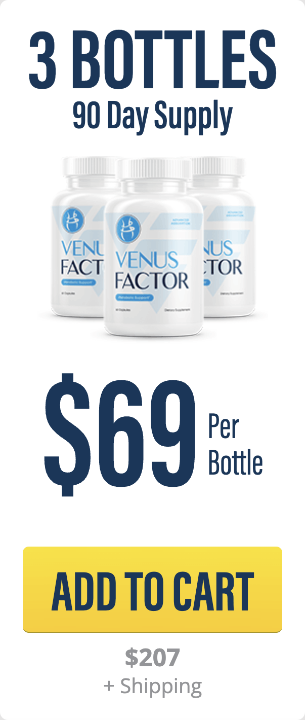 Venus Factor 90 day supply 3 bottles
